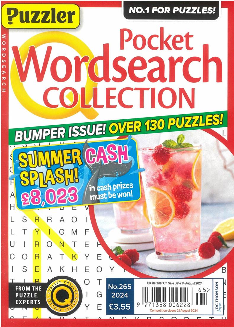Puzzler Pocket Wordsearch Collection - No 265