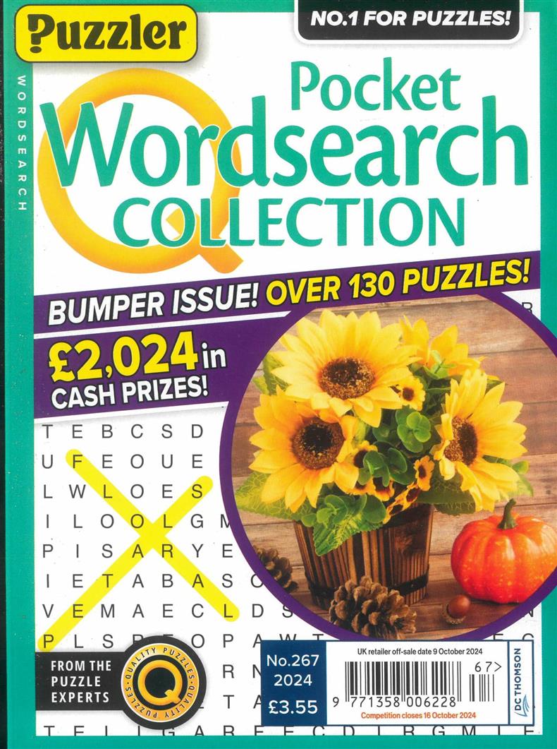 Puzzler Pocket Wordsearch Collection - NO 267
