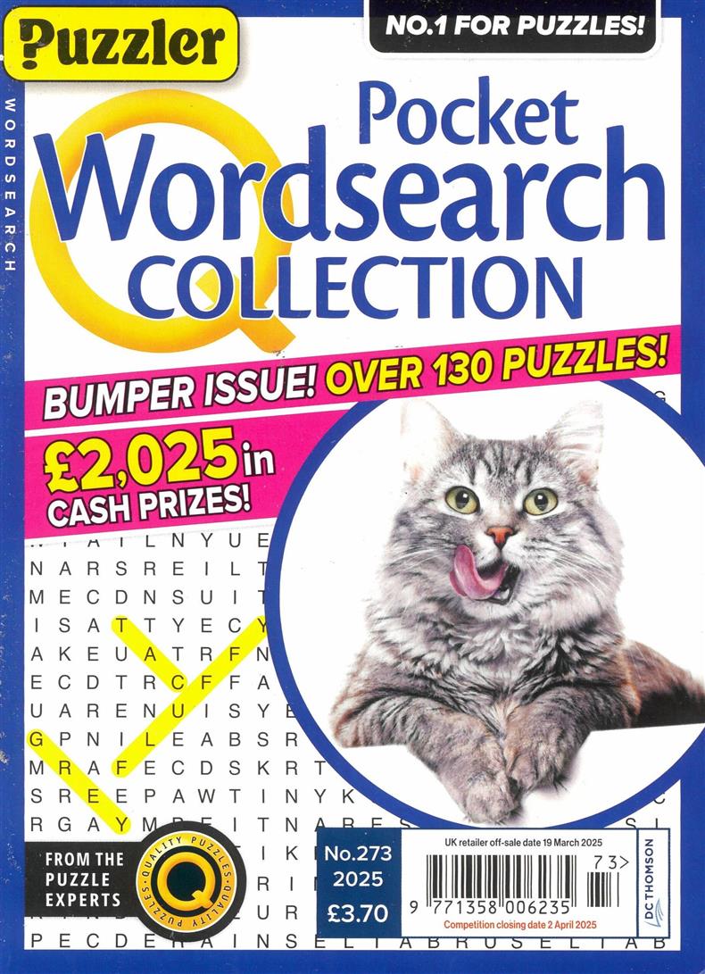 Puzzler Pocket Wordsearch Collection - 273