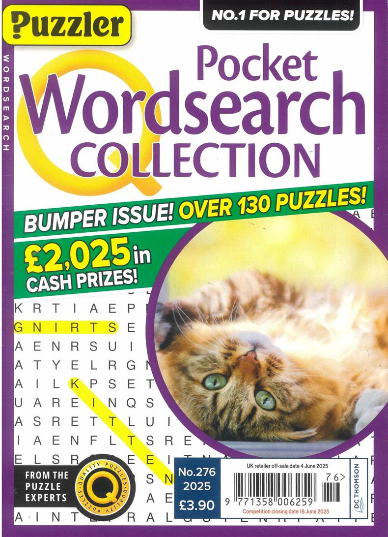 Puzzler Pocket Wordsearch Collection - 276