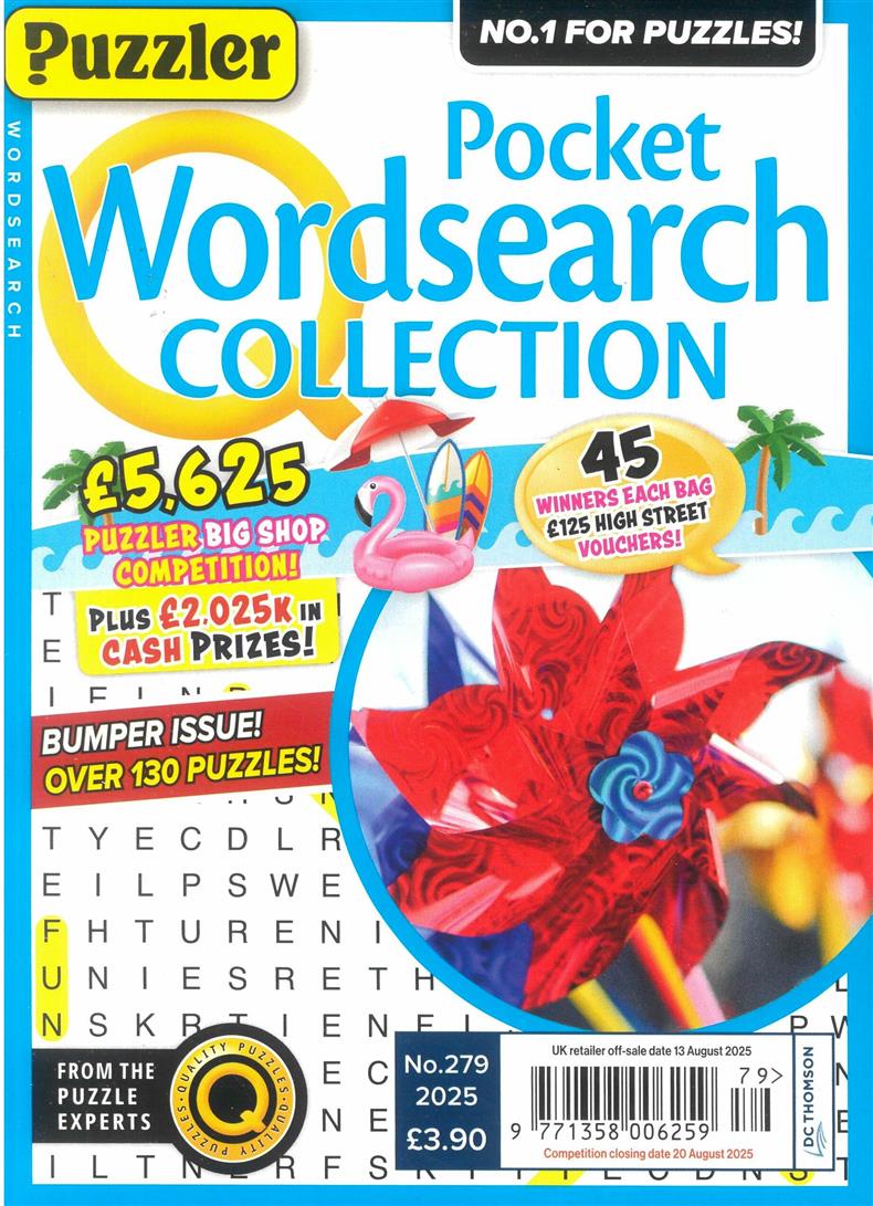Puzzler Pocket Wordsearch Collection - NO 279