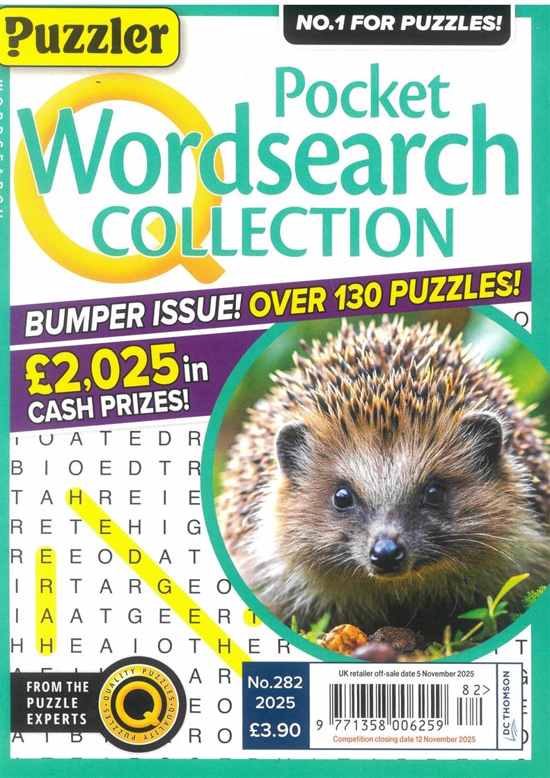 Puzzler Pocket Wordsearch Collection - no 282