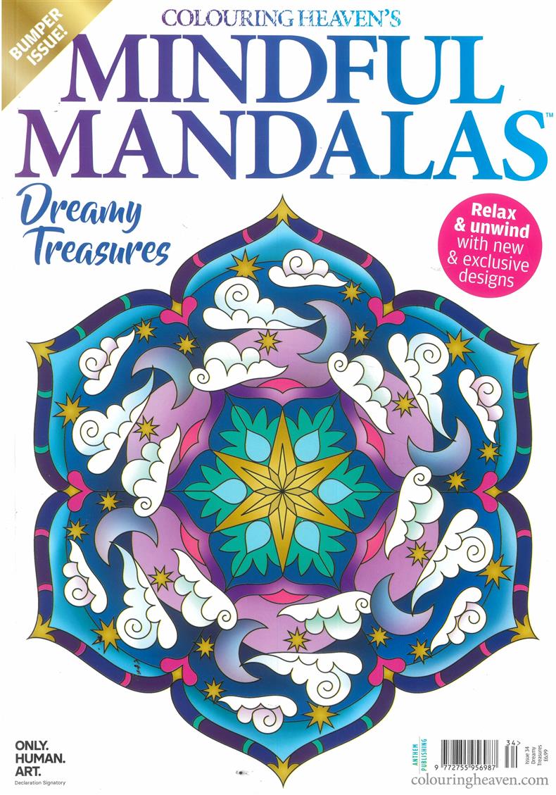 Colouring Heaven Mindful Mandalas  - TREASURES