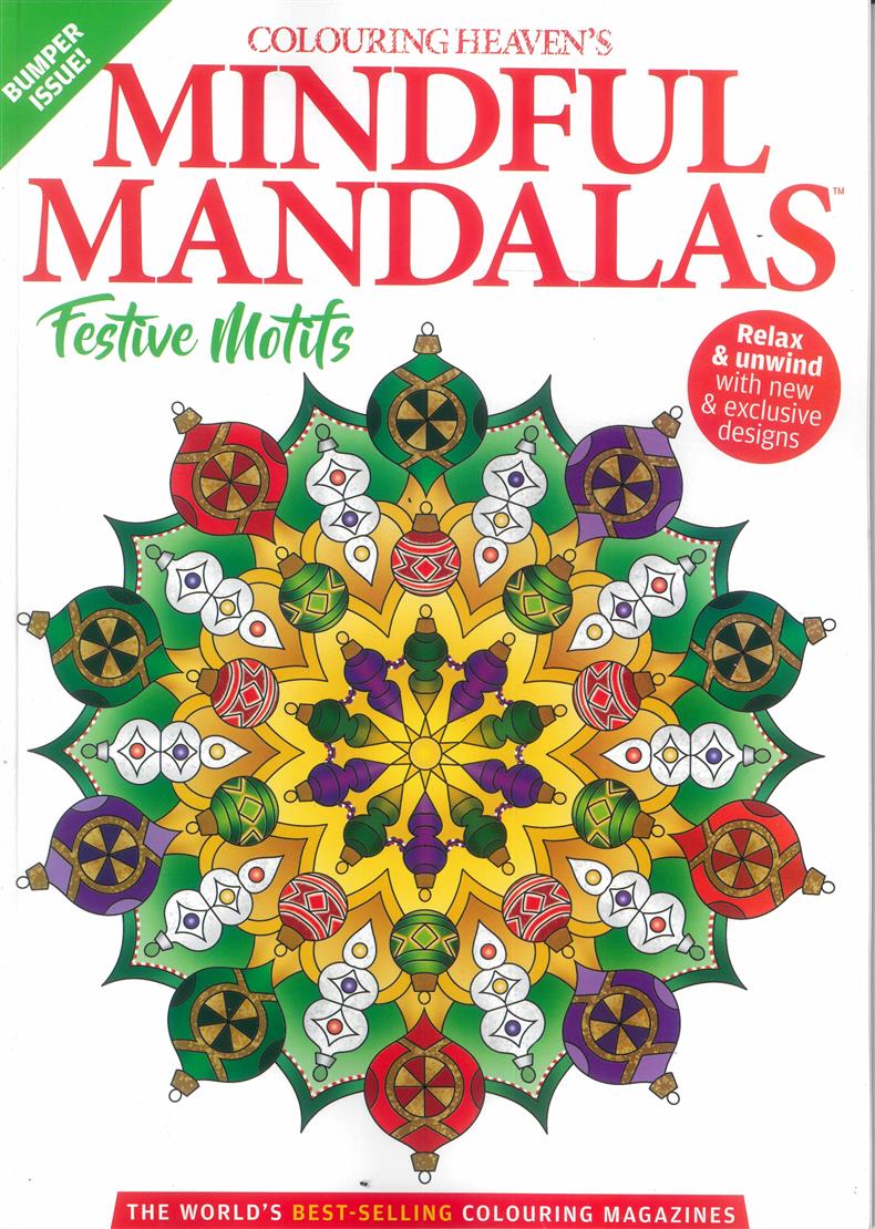 Colouring Heaven Mindful Mandalas  - FESTIVES