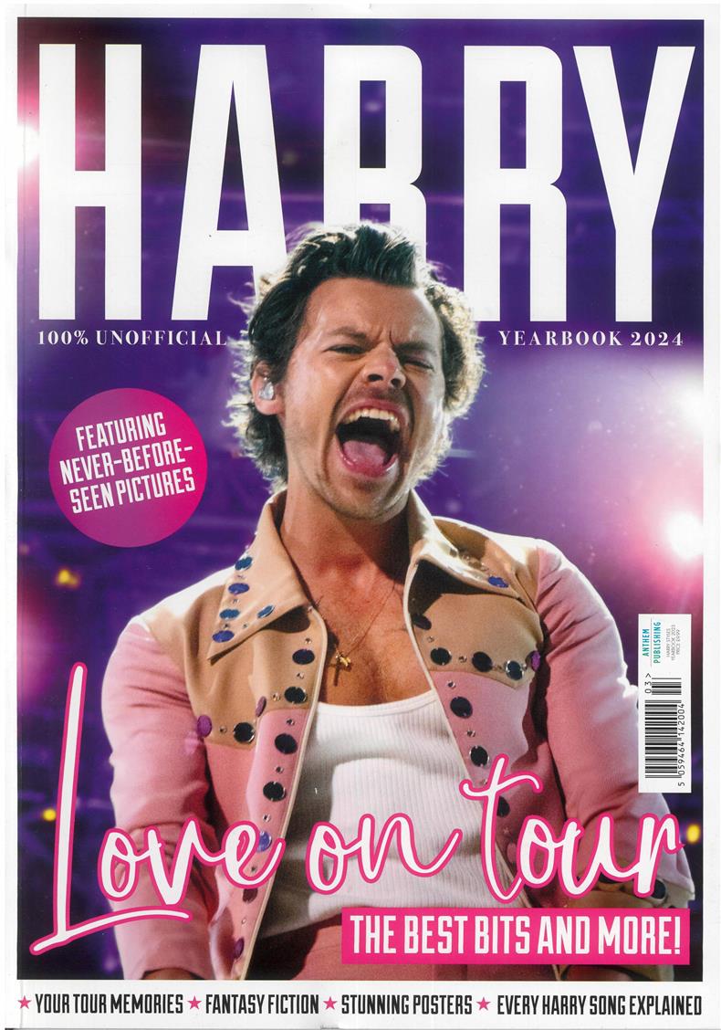 Harry Styles Yearbook 2024 Magazine