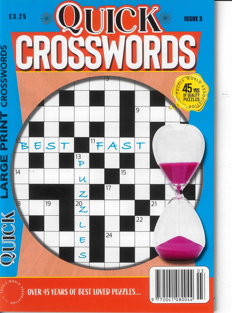 Quick Crosswords - NO 3