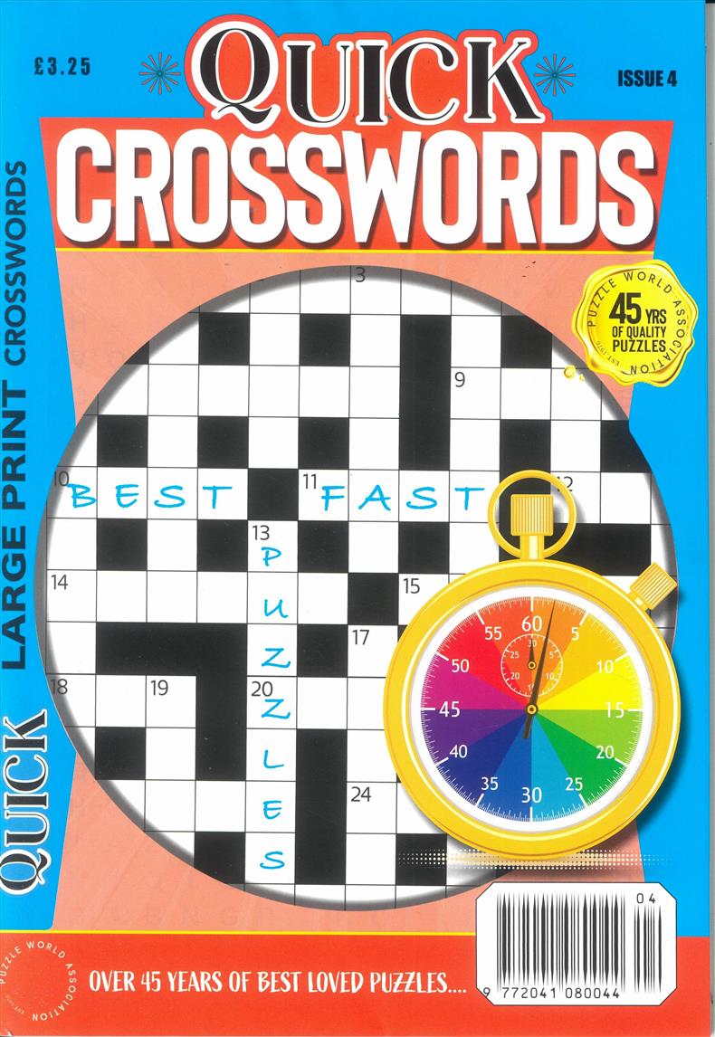 Quick Crosswords - NO 4