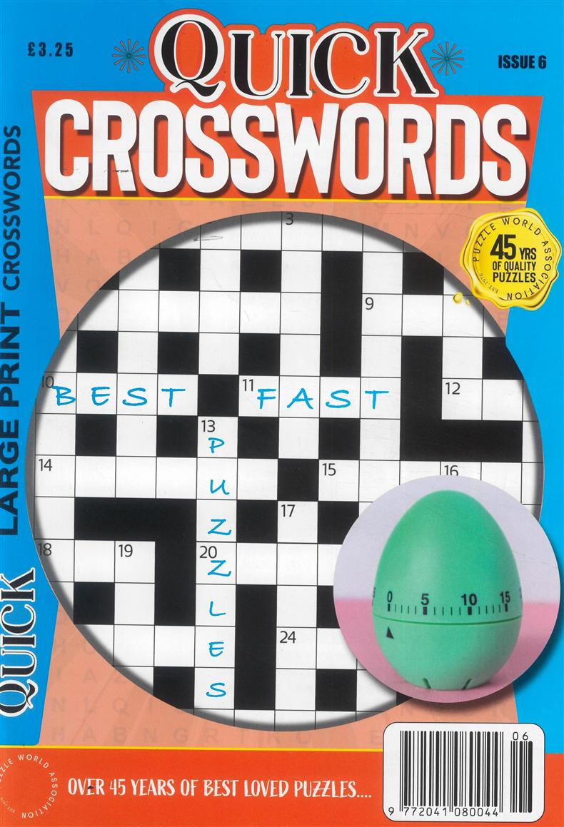 Quick Crosswords - NO 6