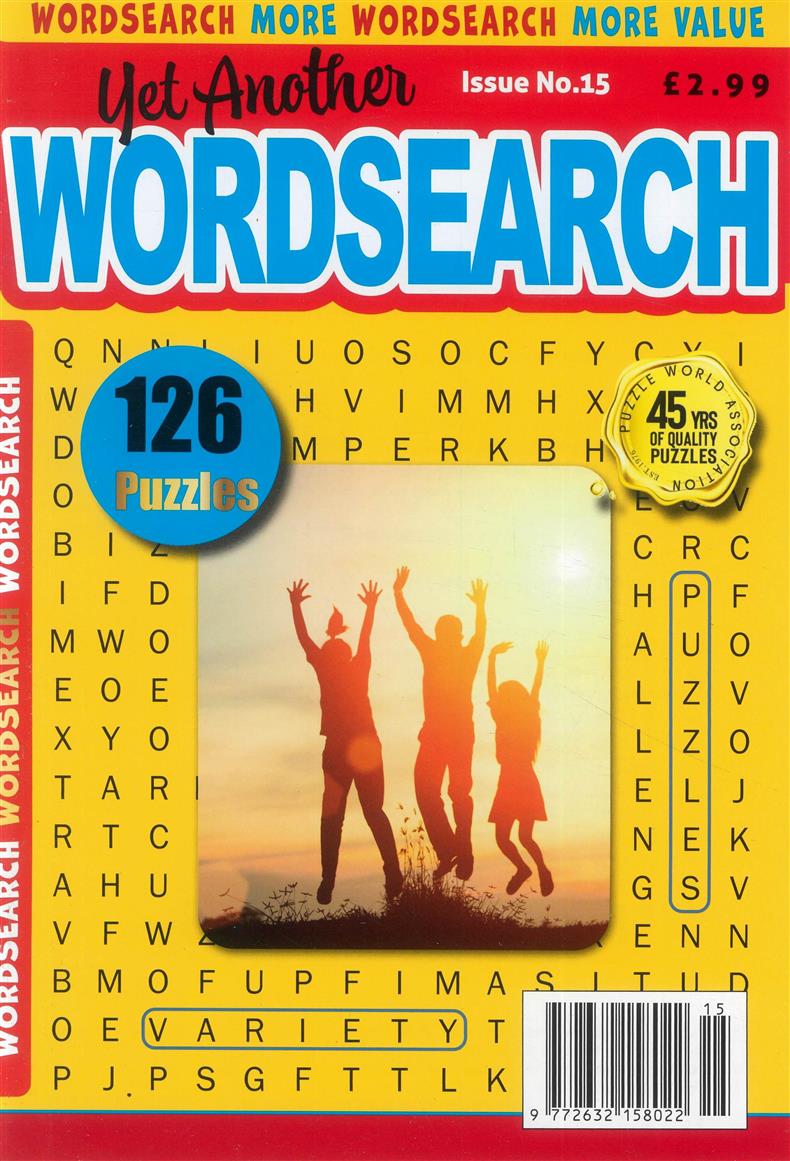 Yet Another Wordsearch - NO 15