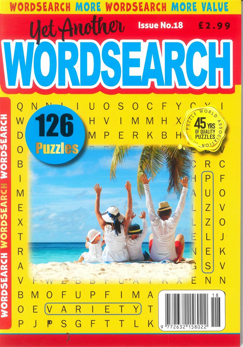 Yet Another Wordsearch - NO 18