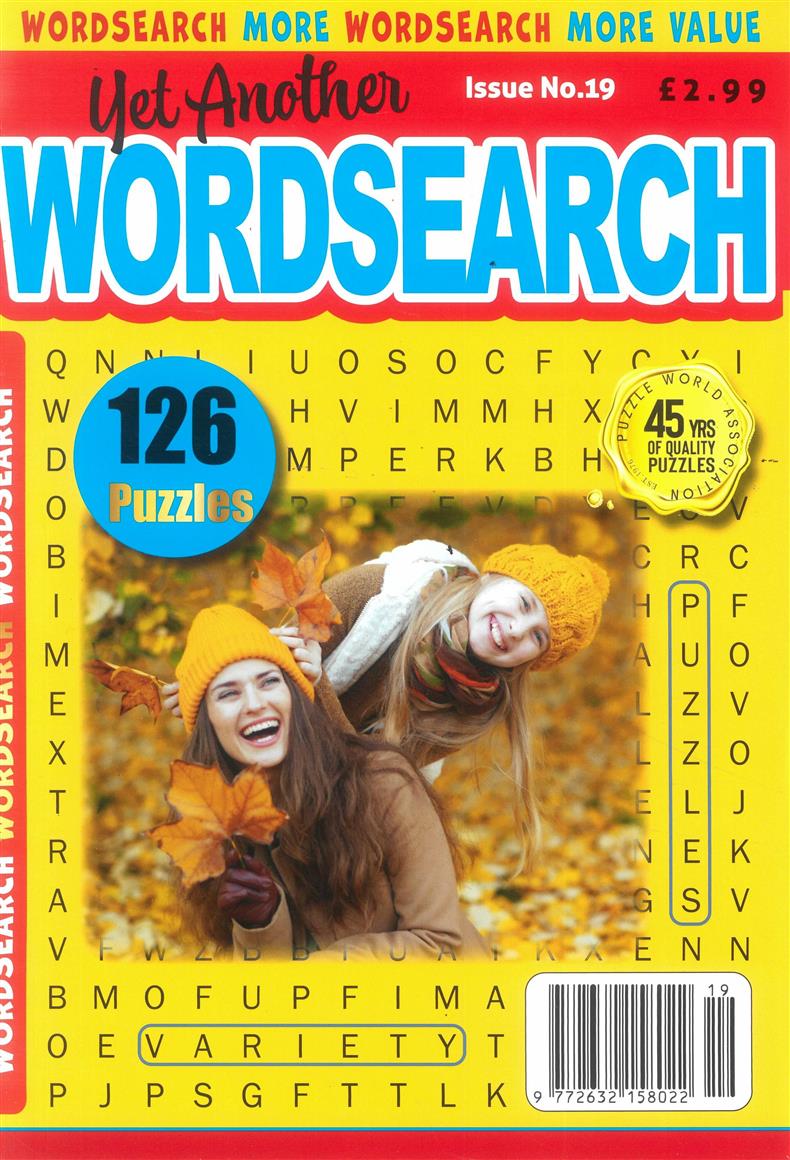 Yet Another Wordsearch - NO 19