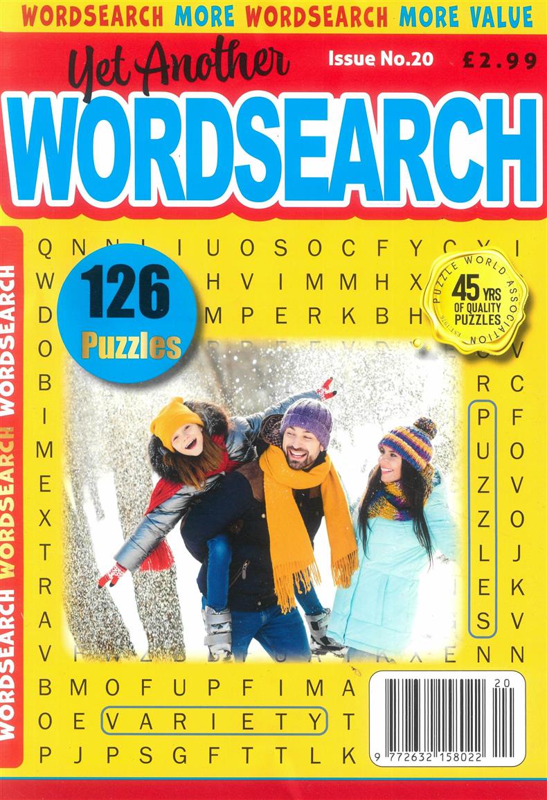Yet Another Wordsearch - NO 20