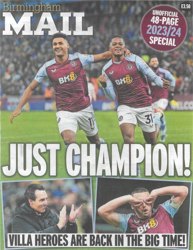 Aston Villa End Season - 2024