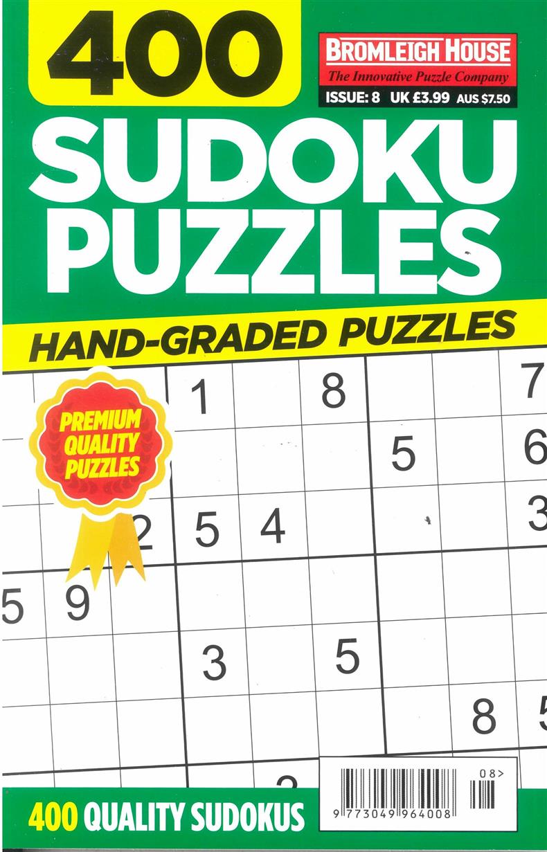 400 Sudoku Puzzles - NO 8
