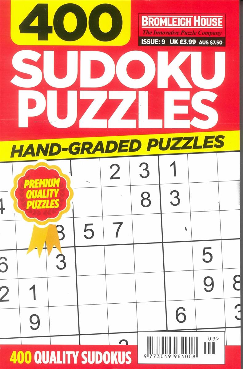 400 Sudoku Puzzles - NO 9