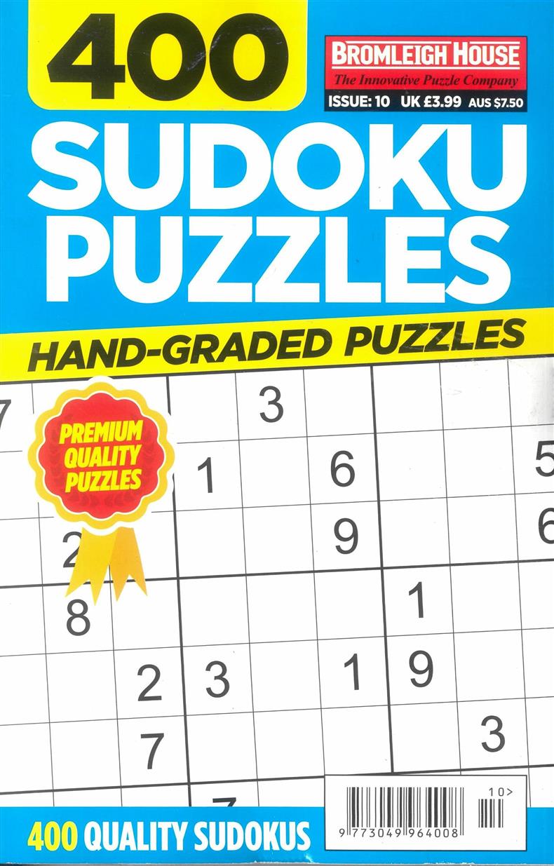 400 Sudoku Puzzles - NO 10