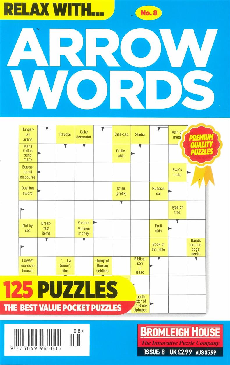 Relax with Arrowwords - NO 8