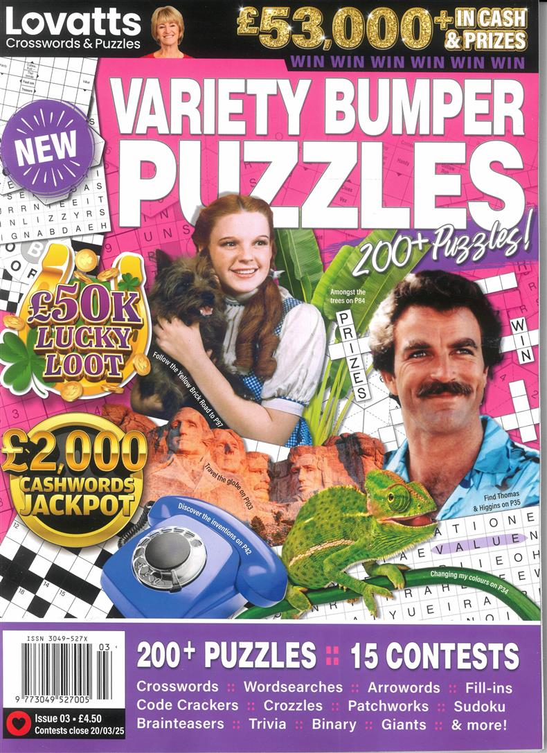 Lovatts Variety Bumper Puzzles  - NO 3