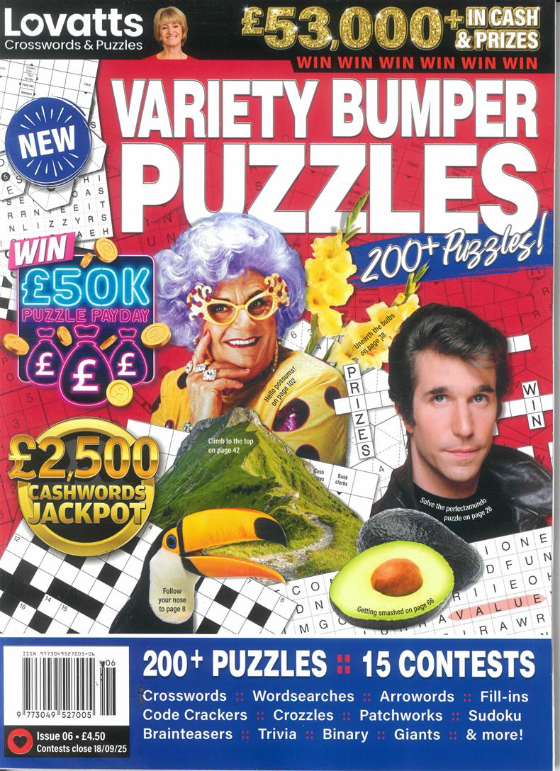 Lovatts Variety Bumper Puzzles  - NO 6
