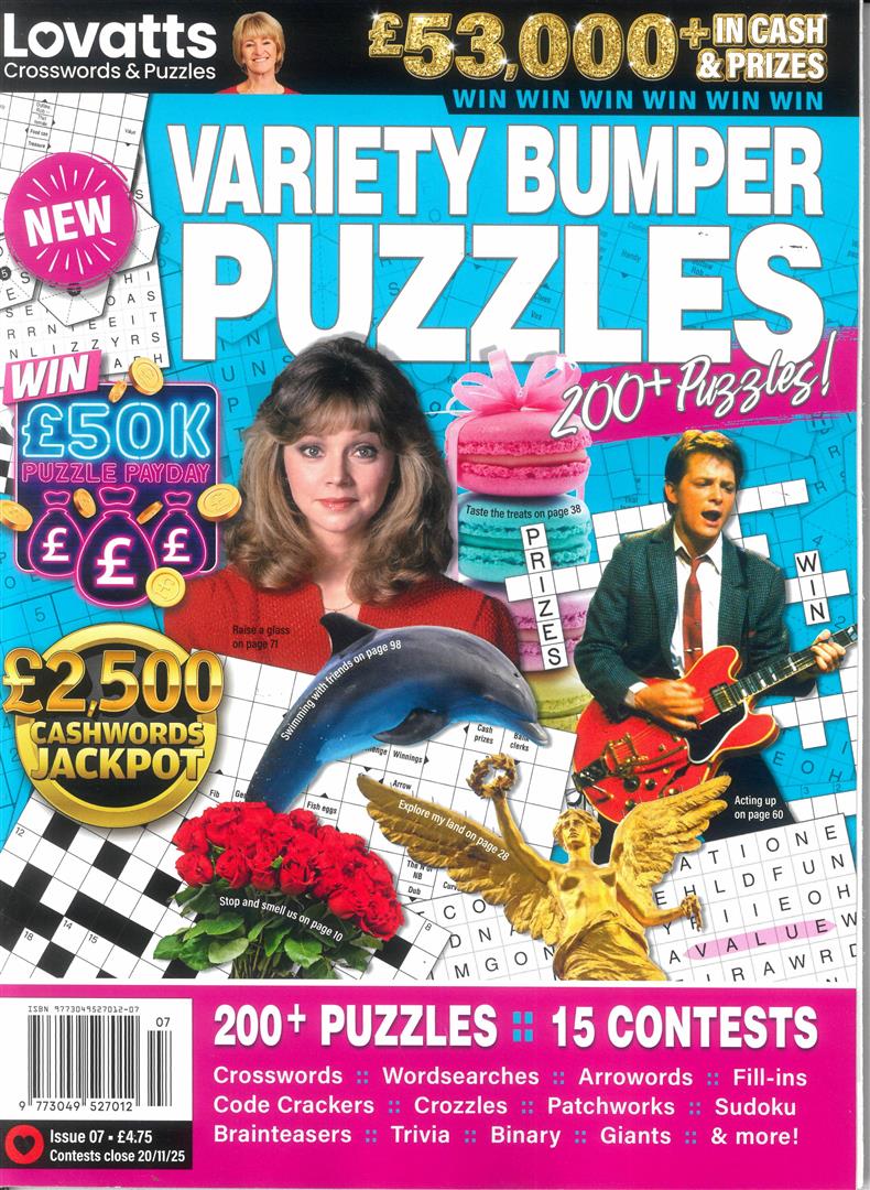 Lovatts Variety Bumper Puzzles  - NO 7
