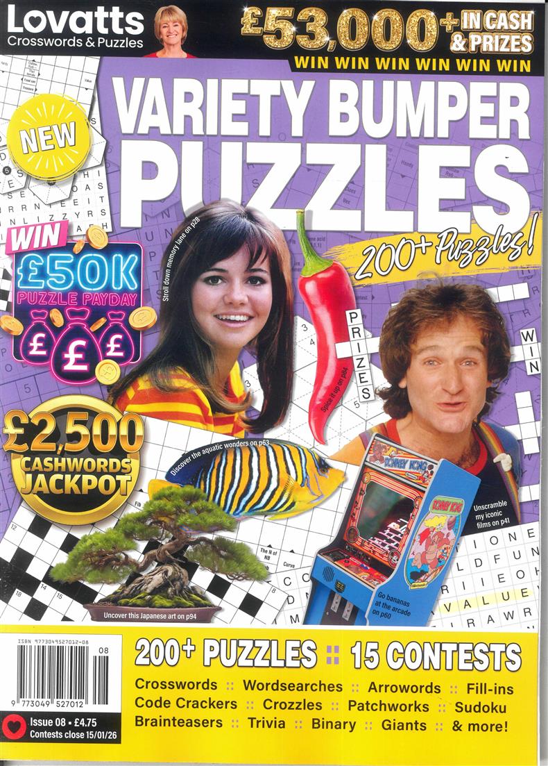 Lovatts Variety Bumper Puzzles  - NO 8