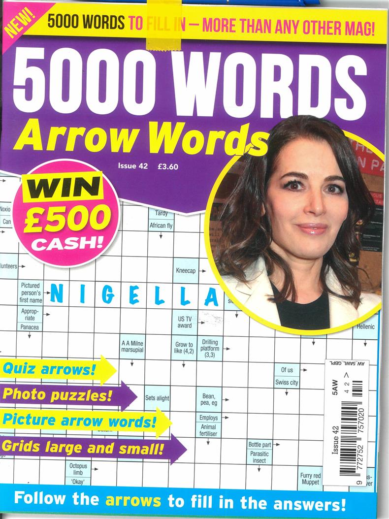 5000 Words Arrowwords - NO 42