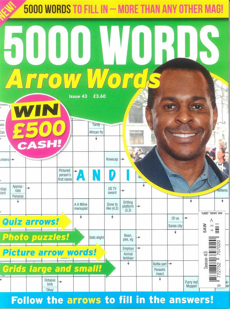 5000 Words Arrowwords - NO 43
