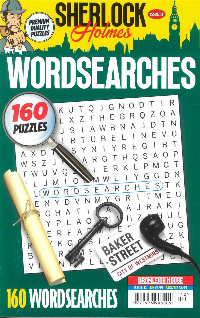 Sherlock Holmes Wordsearches - NO 12