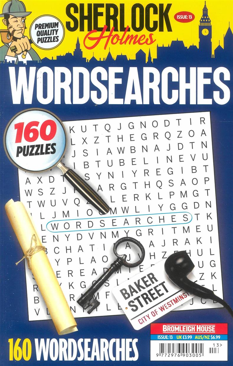 Sherlock Holmes Wordsearches - NO 13