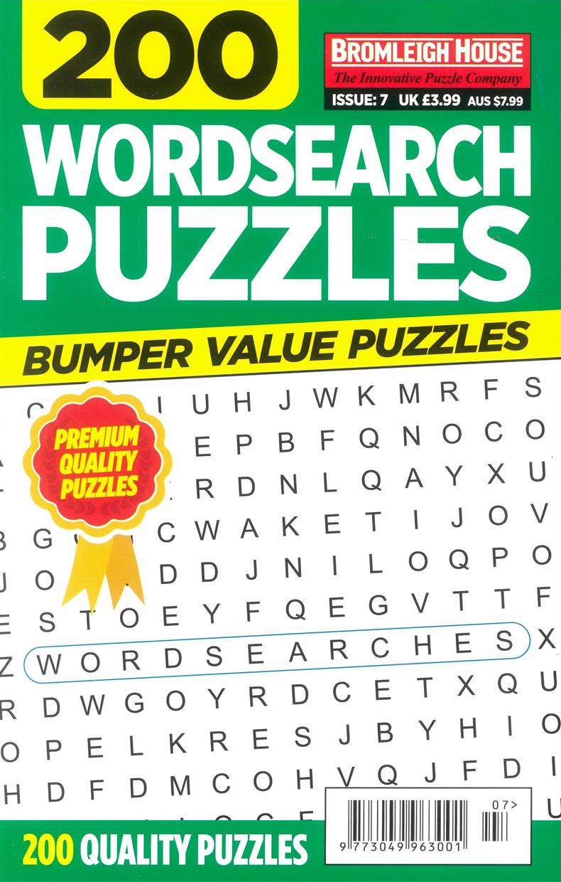 200 Wordsearches Puzzles - NO 7