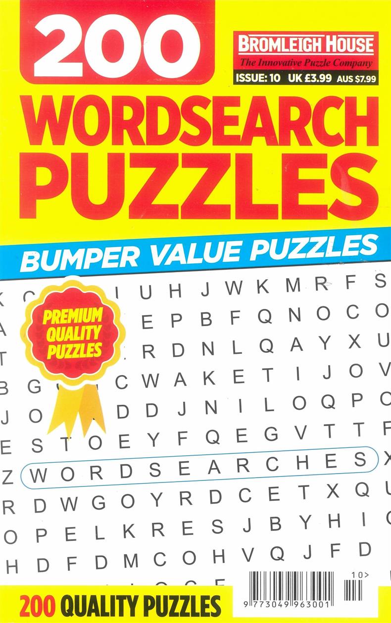 200 Wordsearches Puzzles - NO 10