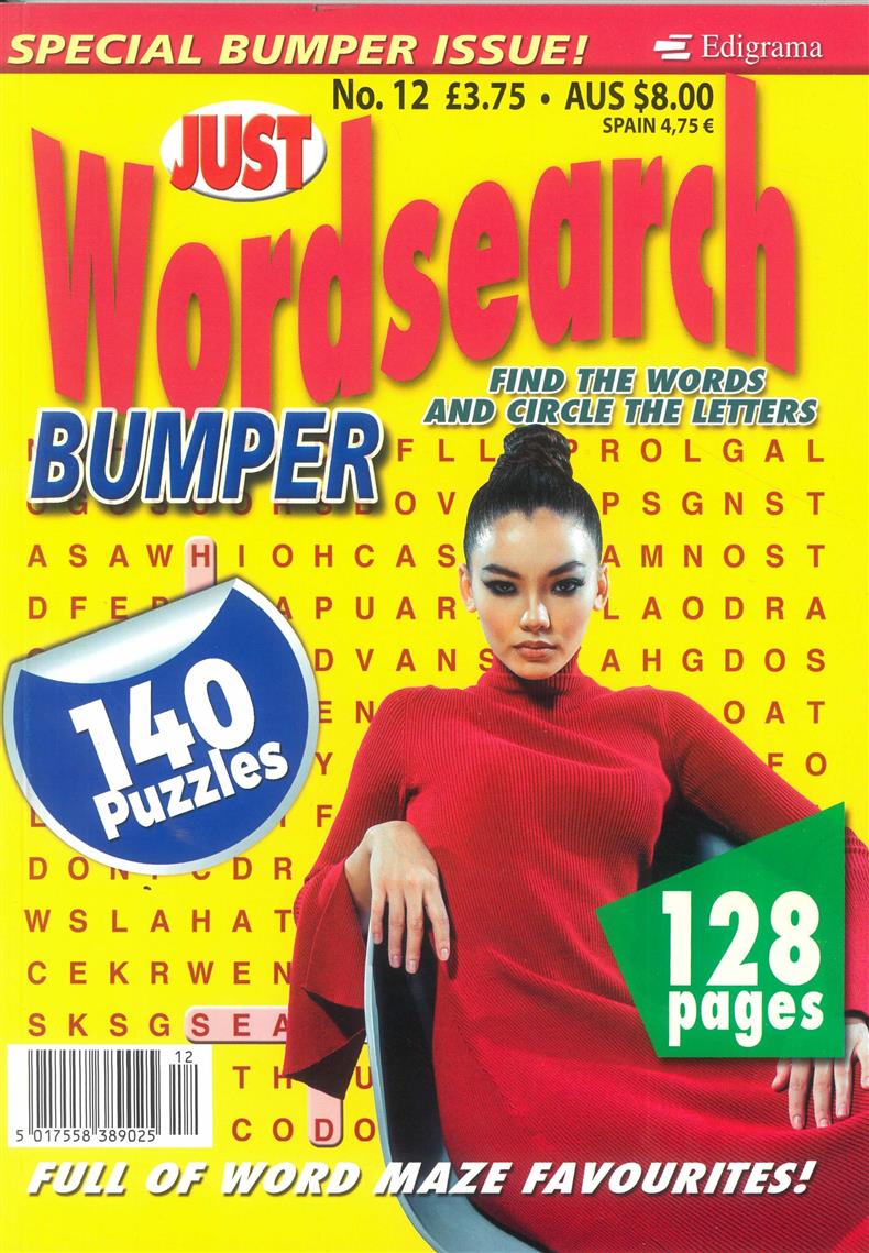 Just Wordsearch Bumper - 12