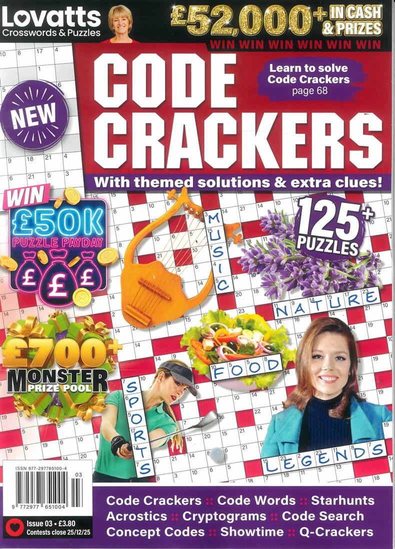 Lovatts Code Crackers  - NO 3