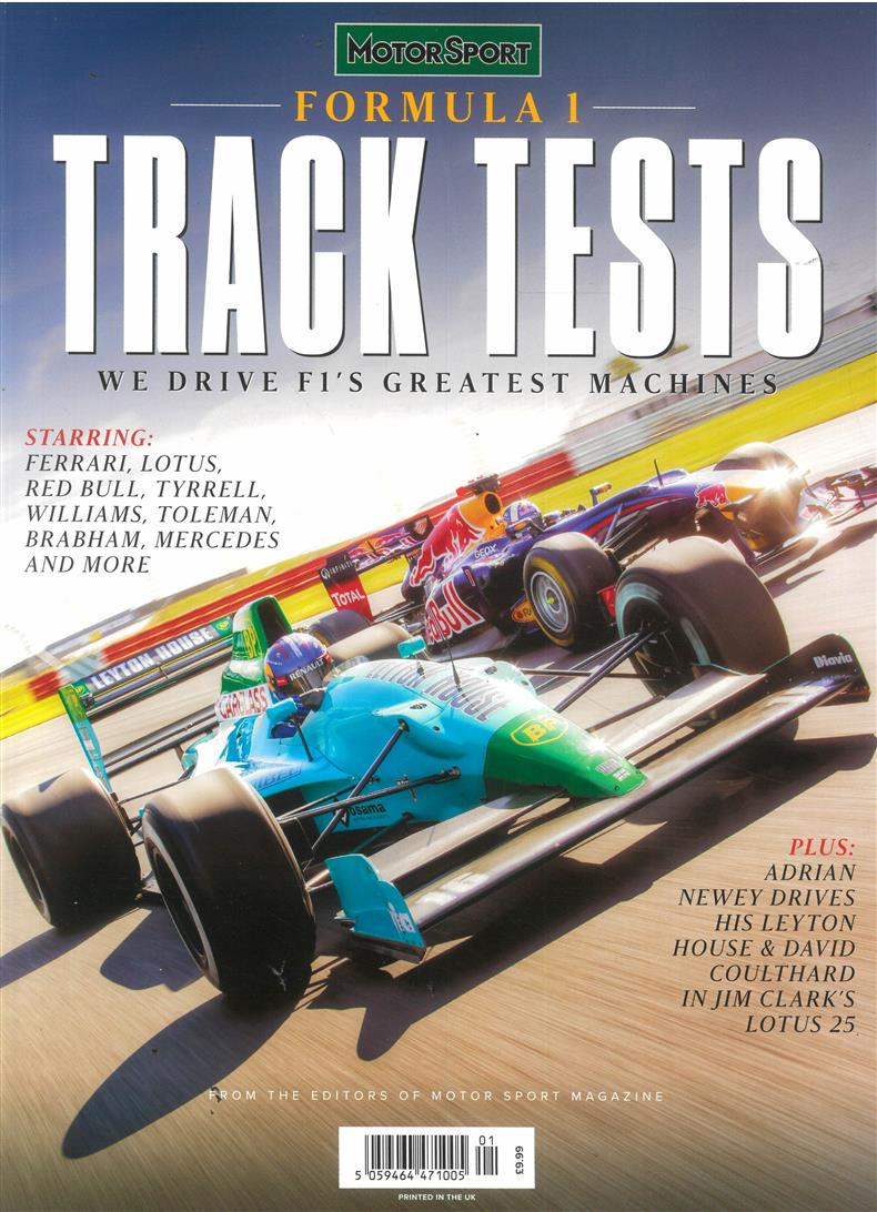 Formula 1 Track Tests - NO 01