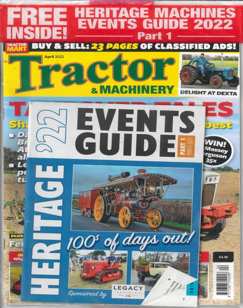 Tractor and Machinery Magazine Issue APR 22