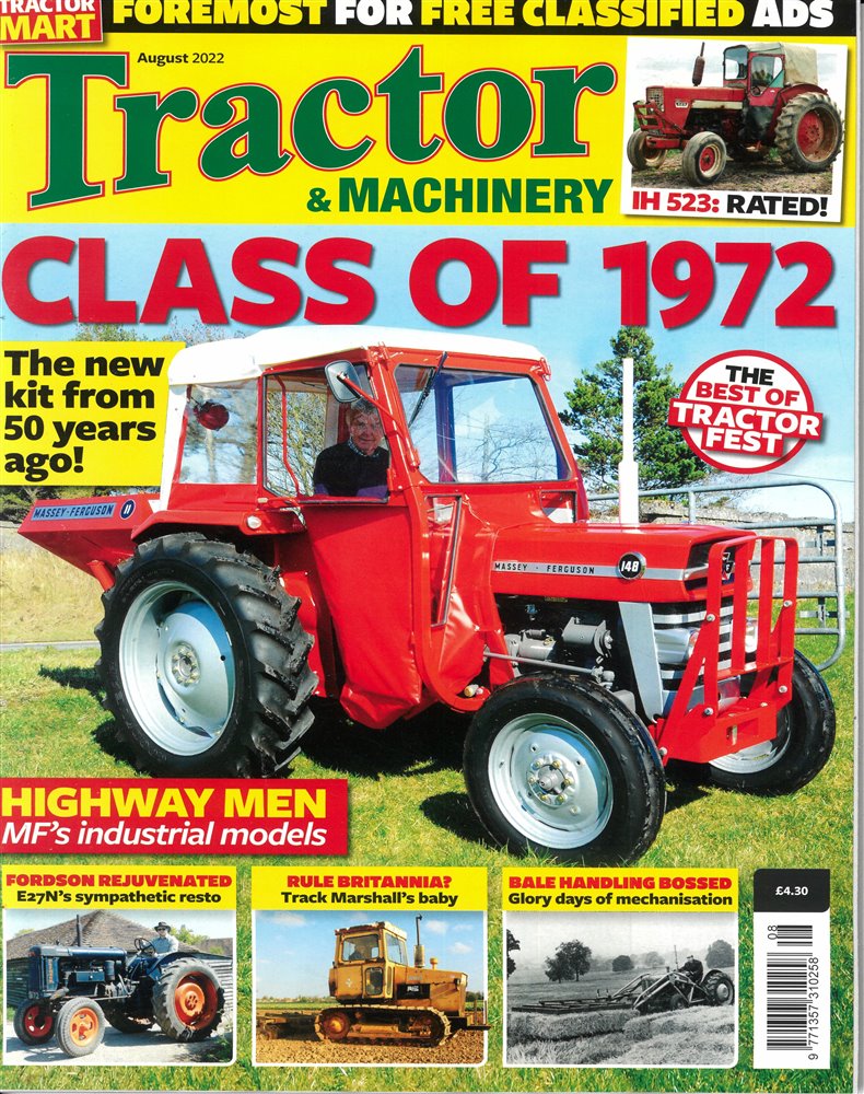Tractor and Machinery Magazine Issue AUG 22